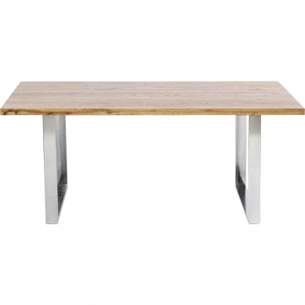 Eettafel Jackie 160x80cm eik chroom Kare Design