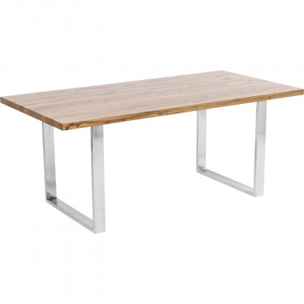 Eettafel Jackie 160x80cm eik chroom Kare Design