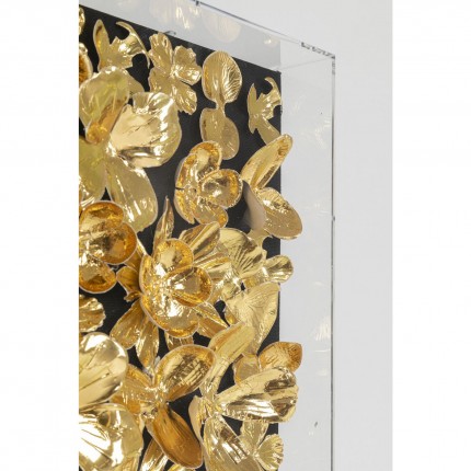 Decoratief frame Gold Flower 60x60cm Kare Design