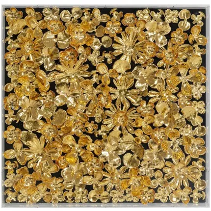 Decoratief frame Gold Flower 60x60cm Kare Design