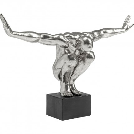 Decoratie Athlete XL Zilver Kare Design