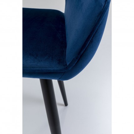 Stoel met armleuningen San Francisco blauw Kare Design