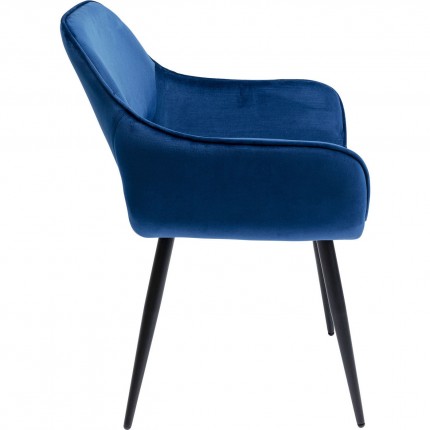 Stoel met armleuningen San Francisco blauw Kare Design