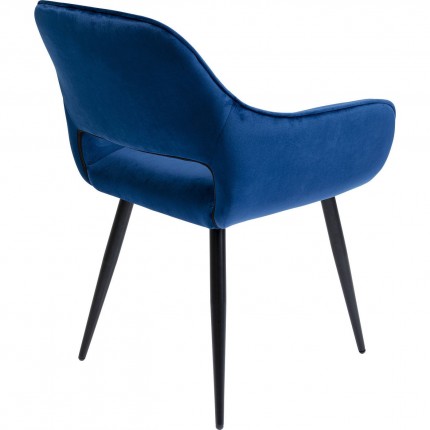 Stoel met armleuningen San Francisco blauw Kare Design