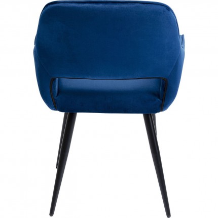 Stoel met armleuningen San Francisco blauw Kare Design