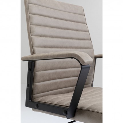 Swivel Office Chair Labora taupe Kare Design