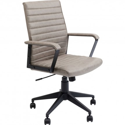 Swivel Office Chair Labora taupe Kare Design