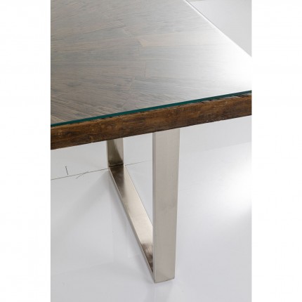 Eettafel Conley 180x90cm chroom Kare Design