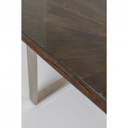 Eettafel Conley 180x90cm chroom Kare Design