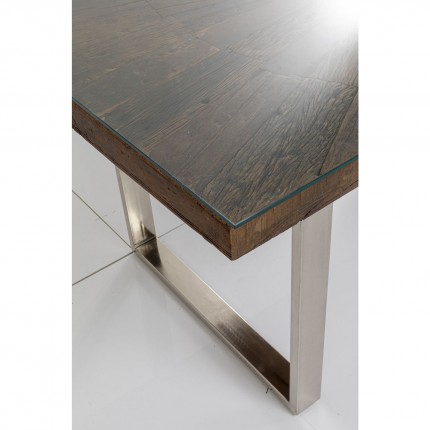 Eettafel Conley 180x90cm chroom Kare Design