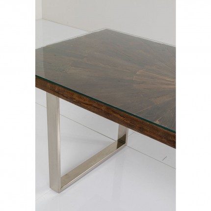 Eettafel Conley 180x90cm chroom Kare Design