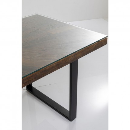 Eettafel Conley 180x90cm zwart Kare Design