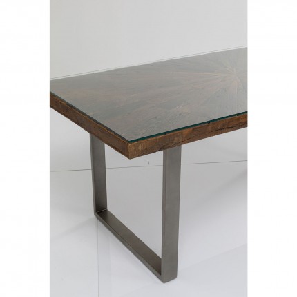 Eettafel Conley 180x90cm staal Kare Design