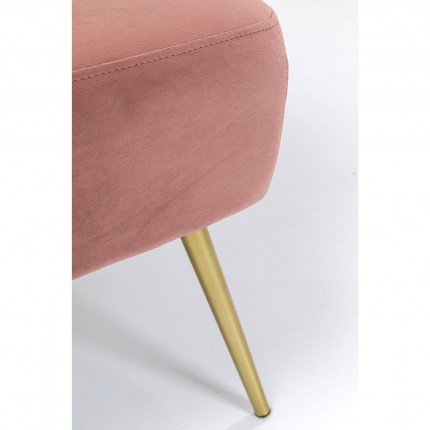 Fauteuil Sandwich fluweel roze Kare Design