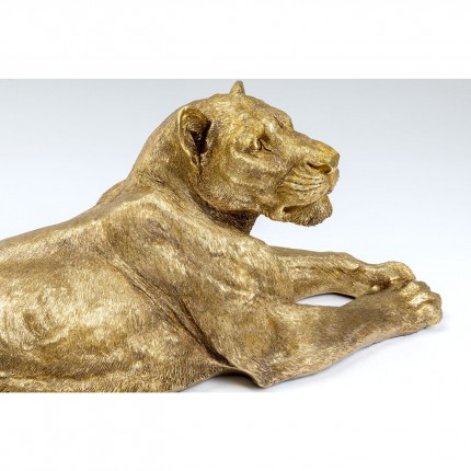 Deco lioness XL 113cm gold Kare Design