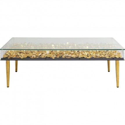 Salontafel Gouden Bloemen 120x60cm Kare Design