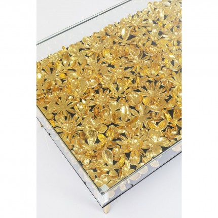 Salontafel Gouden Bloemen 120x60cm Kare Design