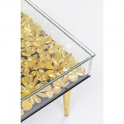 Salontafel Gouden Bloemen 120x60cm Kare Design