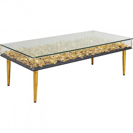 Salontafel Gouden Bloemen 120x60cm Kare Design