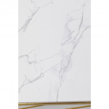 Salontafel Art Marble glazen 140x70cm Kare Design