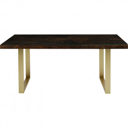 Eettafel Conley 180x90cm goud Kare Design