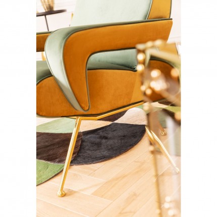 Armchair Luna High Green Kare Design