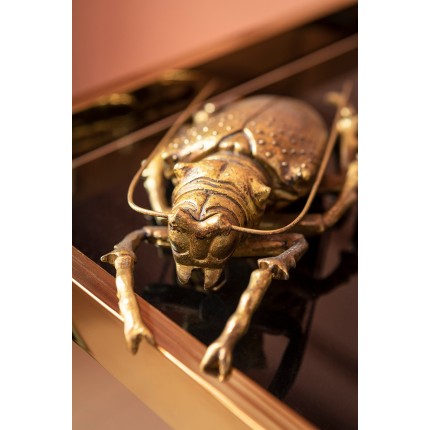 Wall Decoration Longicorn Beetle Gold Kare Design