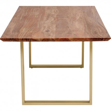 Table Symphony 160x80cm acacia gold Kare Design