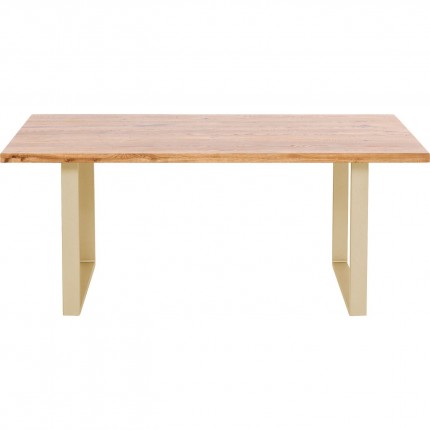 Table Jackie 160x80cm oak brass Kare Design