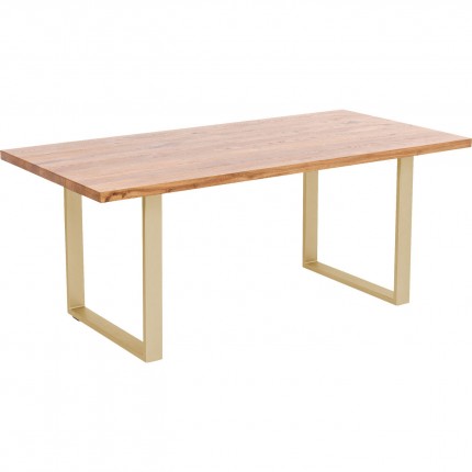 Table Jackie 160x80cm oak brass Kare Design