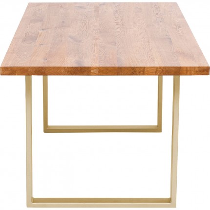 Table Jackie 160x80cm oak brass Kare Design