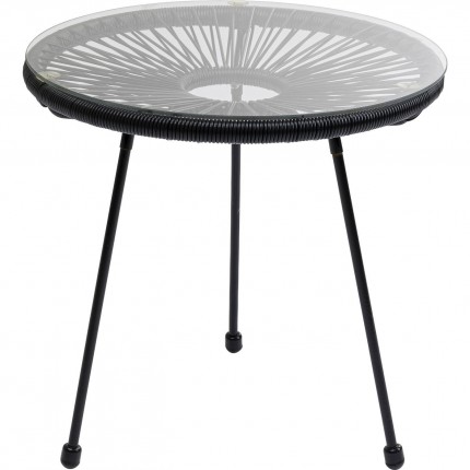 Outdoor Side Table Acapulco Black Kare Design