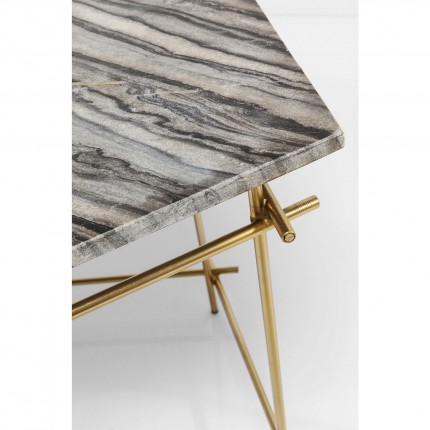 Side Table Mystic Pentagon 52cm grey Kare Design