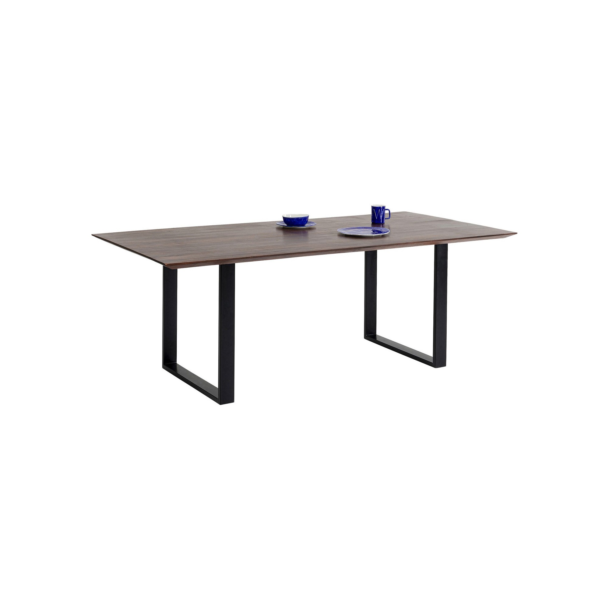 Table Symphony noyer noir 180x90cm Kare Design