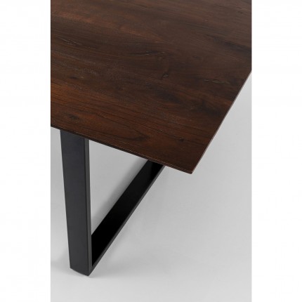 Table Symphony 180x90cm walnut black Kare Design