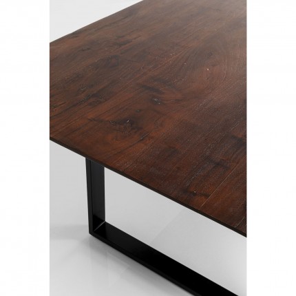 Eettafel Symphony 180x90cm walnoot zwart Kare Design