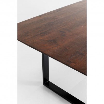 Table Symphony 180x90cm walnut black Kare Design