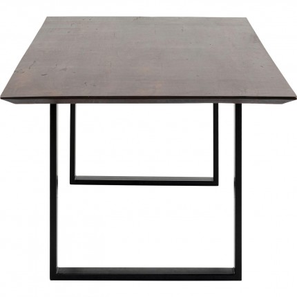 Eettafel Symphony Walnoot Zwart 200x100cm Kare Design