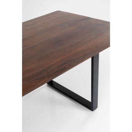 Table Symphony 200x100cm walnut black Kare Design