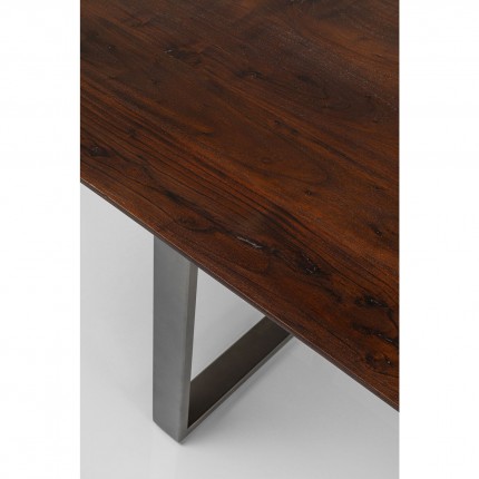 Table Symphony 160x80cm walnut steel Kare Design