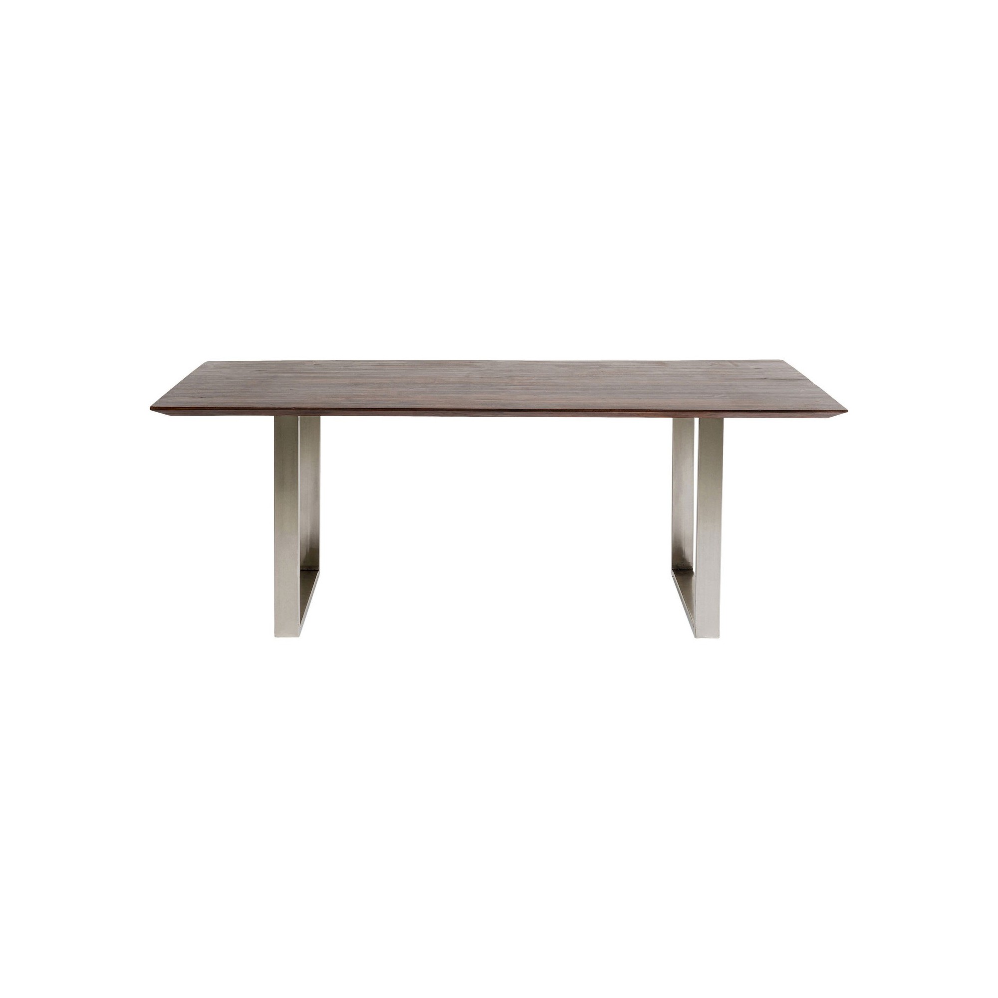 Table Symphony Walnut Chrome 160x80cm Kare Design