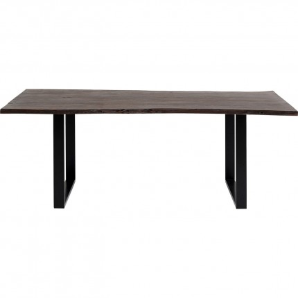 Eettafel Harmony 200x100cm walnoot zwart Kare Design