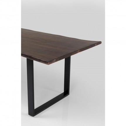 Eettafel Harmony 200x100cm walnoot zwart Kare Design