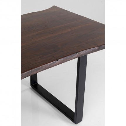 Table Harmony 200x100cm walnut black Kare Design