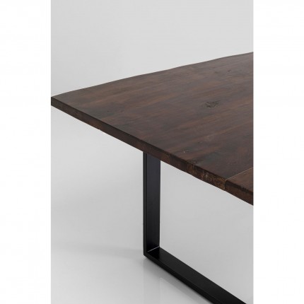 Eettafel Harmony 200x100cm walnoot zwart Kare Design