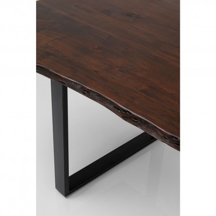 Eettafel Harmony 180x90cm walnoot zwart Kare Design