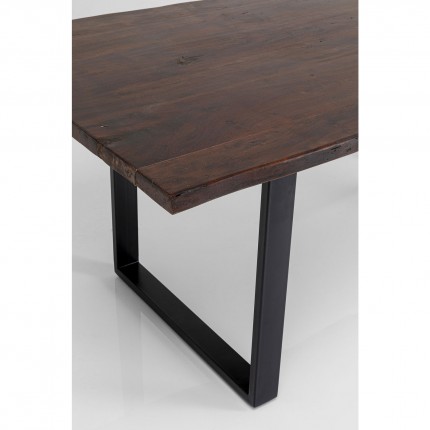 Table Harmony 180x90cm walnut black Kare Design