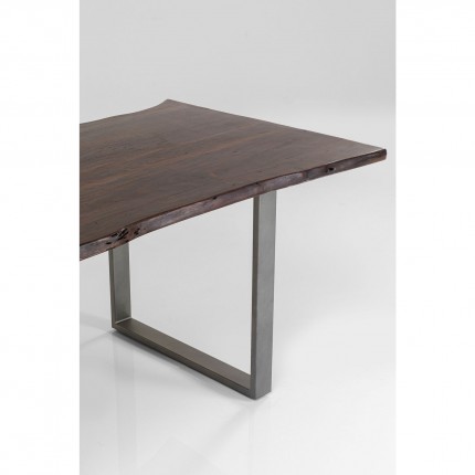 Table Harmony 200x100cm walnut steel Kare Design