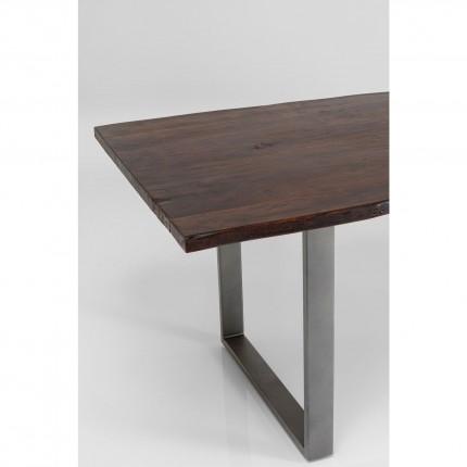 Table Harmony 200x100cm walnut steel Kare Design