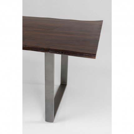 Table Harmony 200x100cm walnut steel Kare Design